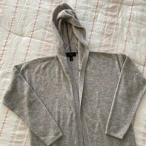 Charter Club Women's Cashmere Open-Front Hoodie